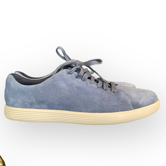 C5 Cole Haan Blue Suede Grand Courtside - Picture 3 of 14